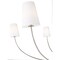 Z-Lite Shannon Chandelier, 6-Light, 62 In.W x 25.75 In.H, Brushed Nickel/white 3040-62BN - alternate 5